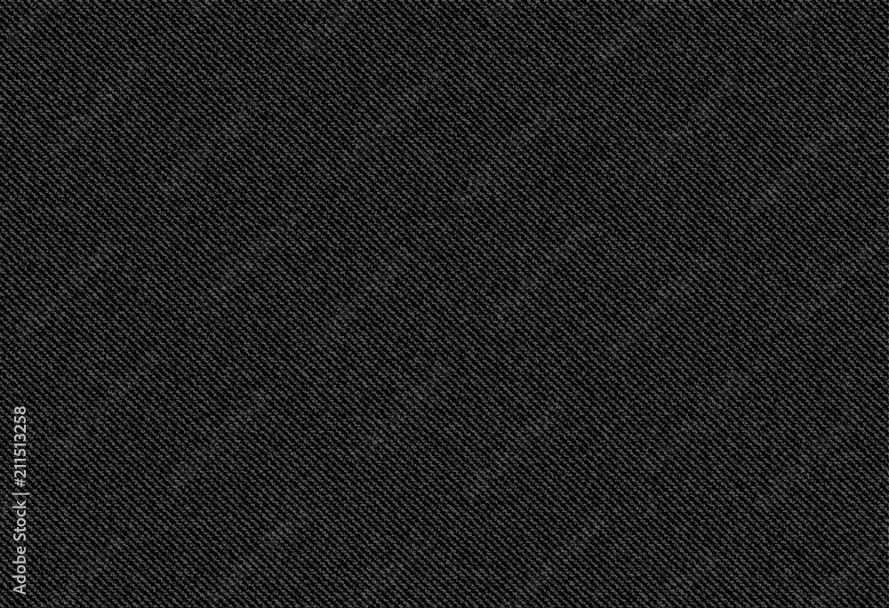 vector background of black jeans denim texture
