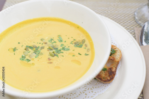 pumpkin soup puree