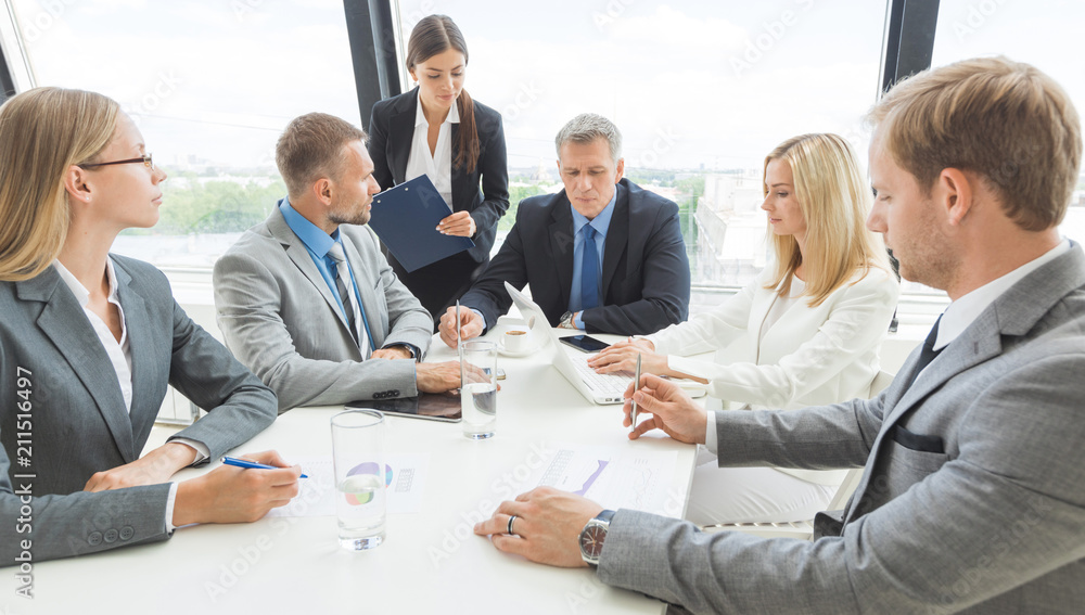 Fototapeta premium Business meeting in office