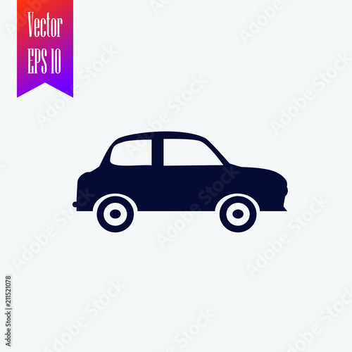 car icon vector. auto icon