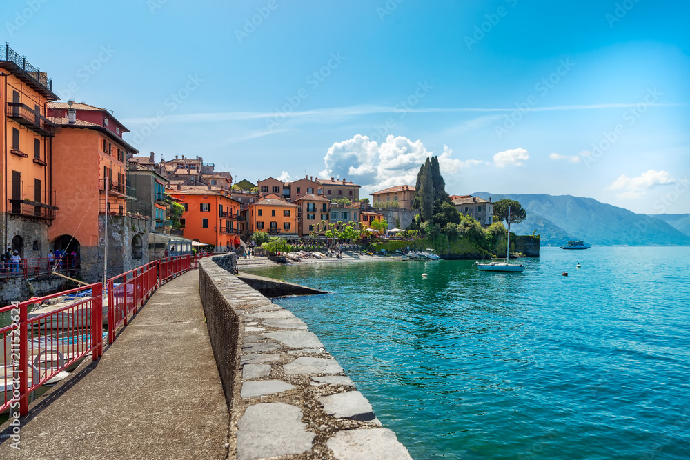 Panoramic view of Varenna, Lake Como