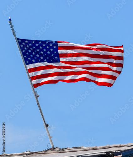 Old Glory Standing Proud