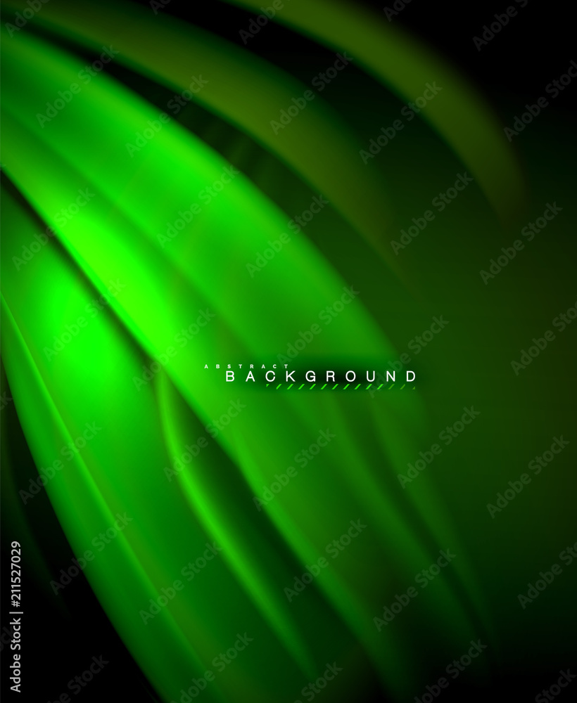 Fototapeta premium Neonowa holograficzna fala koloru płynnego dla sieci, tapety, wzoru, tekstury i tła