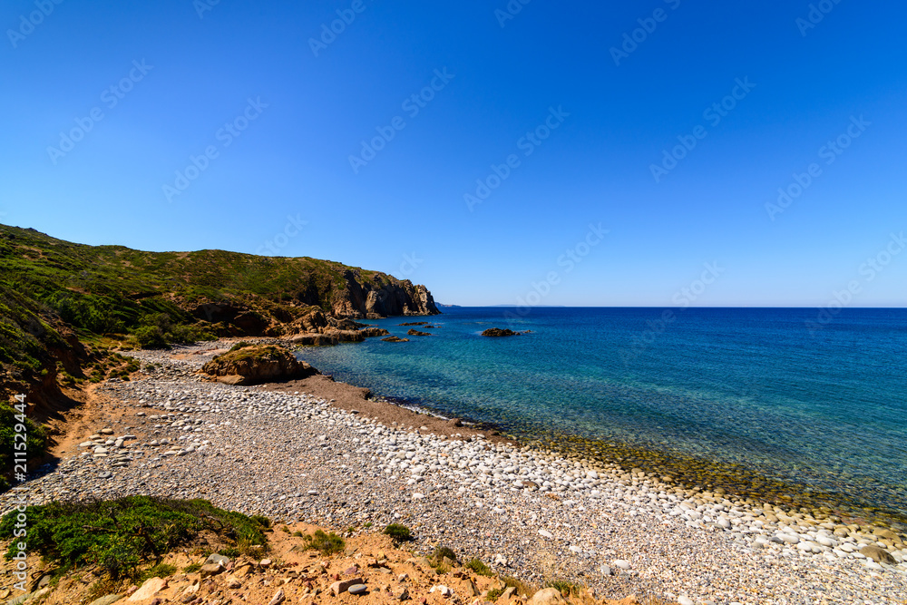 Stony Coast At Capo Pecora Buggerru Sardinia Italy Europe Stony Coast At Capo Pecora Buggerru Sardinia Italy Europe
