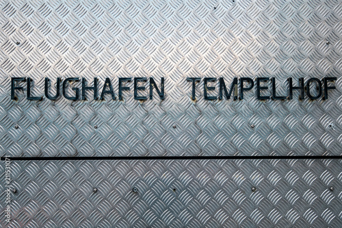 The Tempelhof International Airport / former airport building in Berlin photo