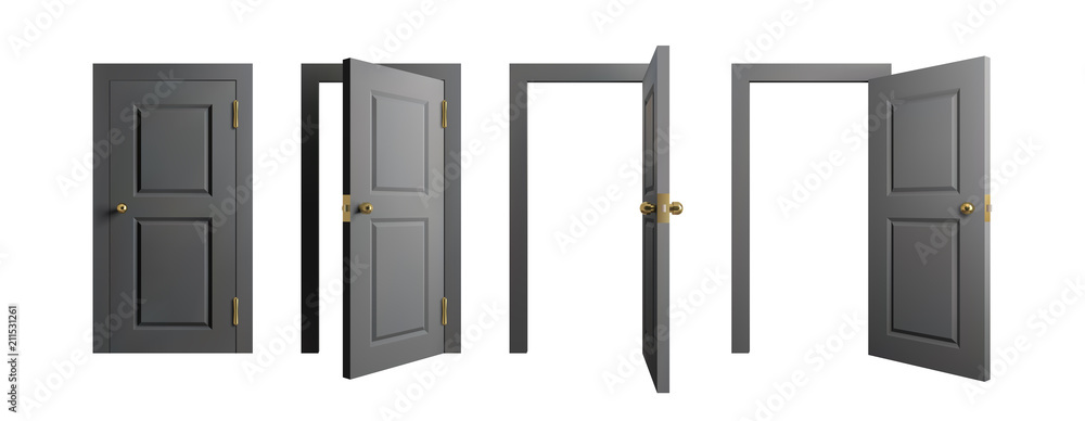 open door closed door