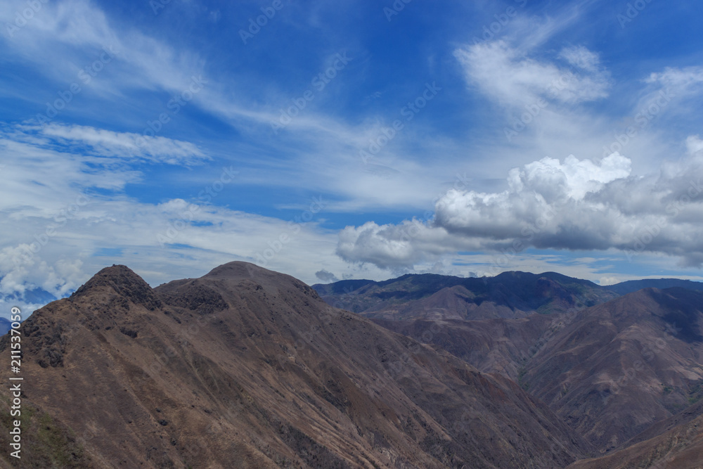 View on the andes in Colombia View on the andes in Colombia