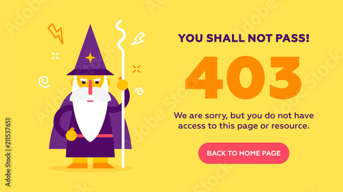 The concept of 403 forbidden access
