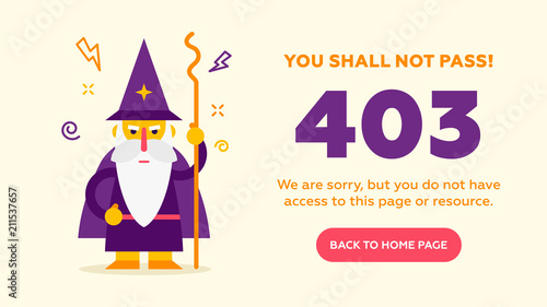The concept of 403 forbidden access