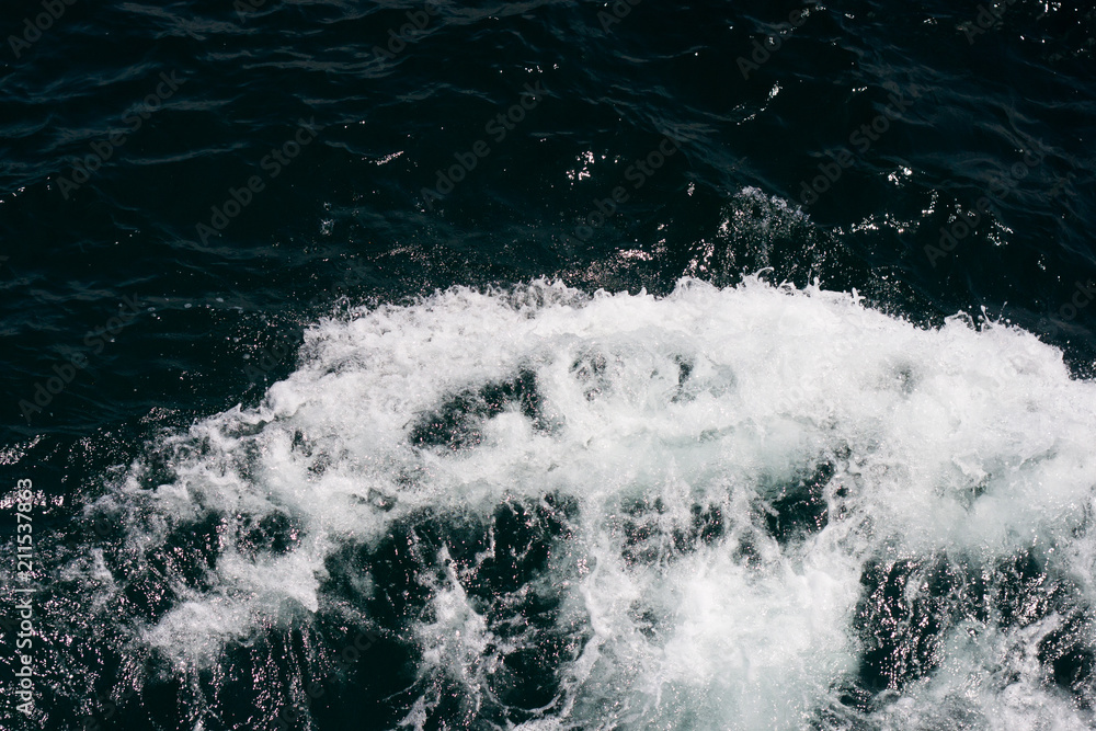 Dark blue sea wave texture Dark blue sea wave texture