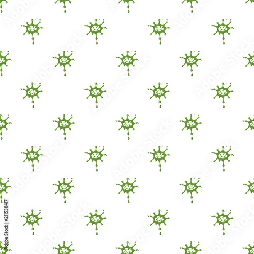 Slime spot isolated on white background. Green slime spot vector illustration