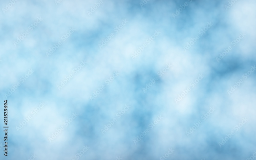 Background of abstract white color smoke isolated on blue color background. The wall of white fog. 3D illustration Background of abstract white color smoke isolated on blue color background. The wall of white fog. 3D illustration