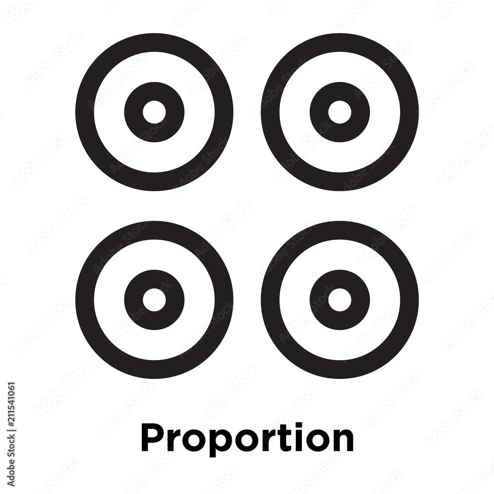 Proportion sign of four points icon vector sign and symbol isolated on white background, Proportion sign of four points logo concept Proportion sign of four points icon vector sign and symbol isolated on white background, Proportion sign of four points logo concept