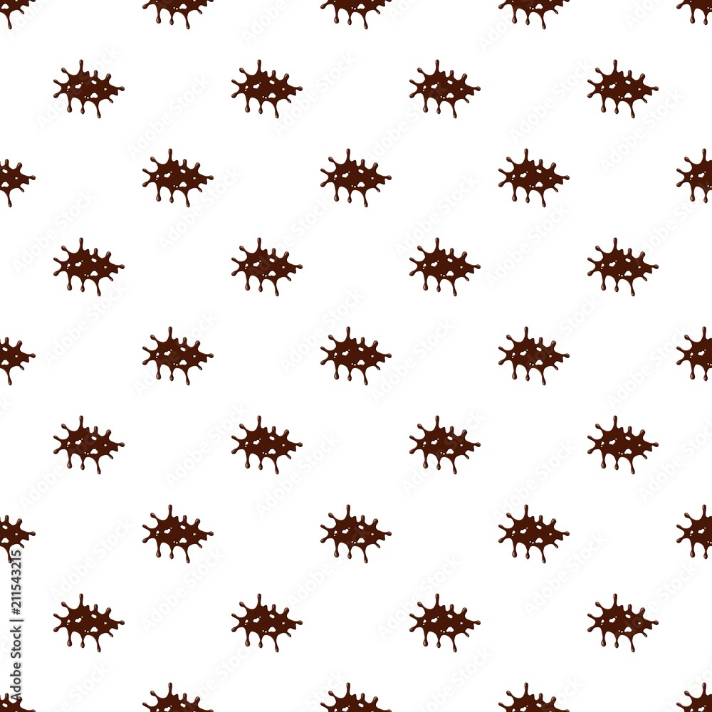 Big spot of chocolate pattern seamless repeat in cartoon style vector illustration Big spot of chocolate pattern seamless repeat in cartoon style vector illustration