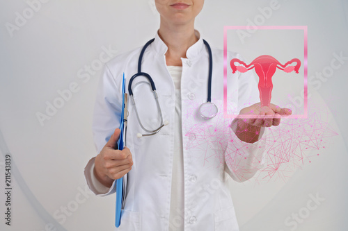 Gynecology , female healthprevention and modern technologies of diagnostics concept photo