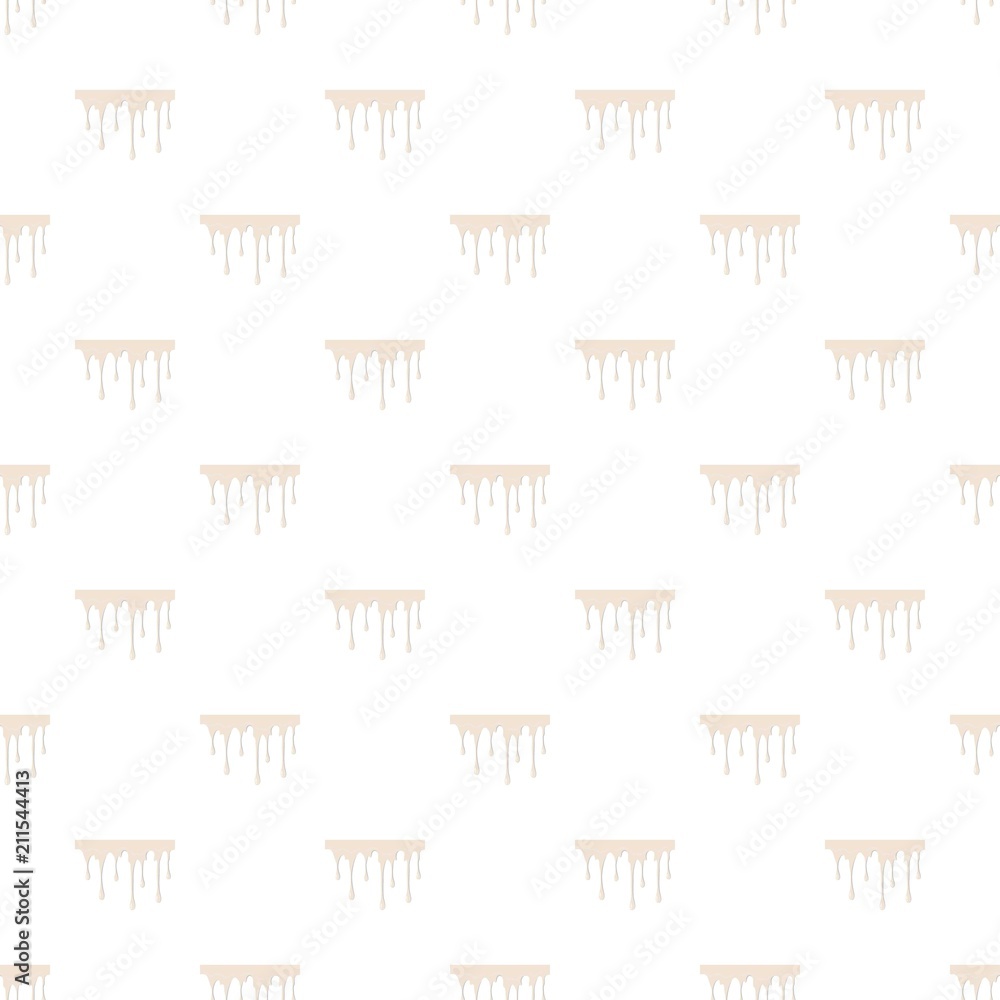 Flowing milk pattern seamless repeat in cartoon style vector illustration Flowing milk pattern seamless repeat in cartoon style vector illustration