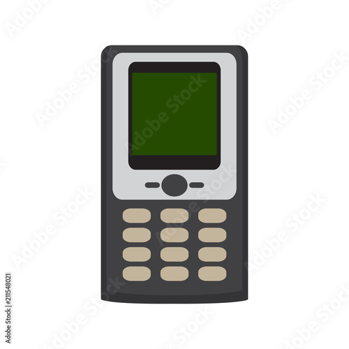 Isolated old cellphone icon