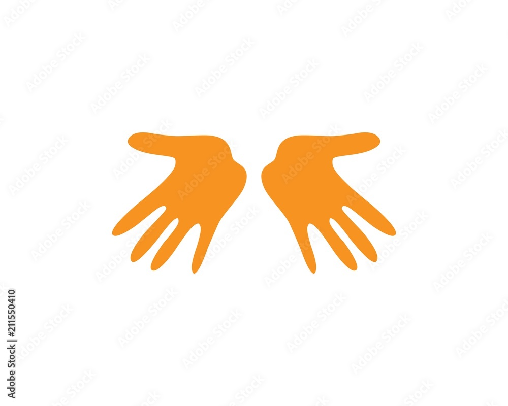 Obraz premium Hand Care Logo Template