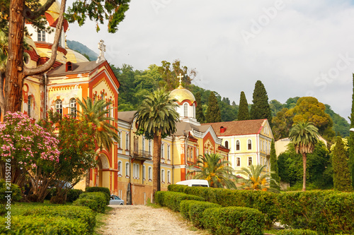 new Athos monastery in Abkhazia beautiful view