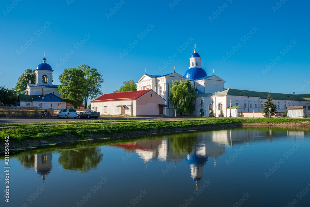 Fototapeta premium 17th century Holy Assumption Monastery. Zhirovichi, Belarus.