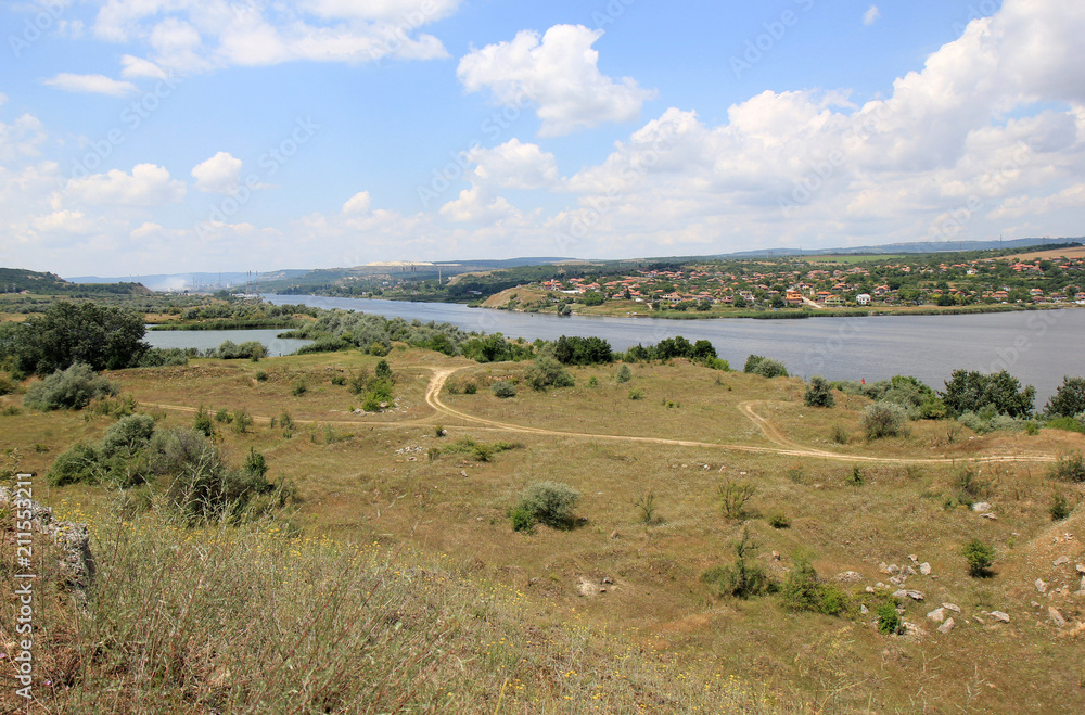 Вид на Страшимировские болота в окрестностях Варны (Болгария) 