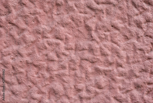 Stucco applied to external wall for texture or background