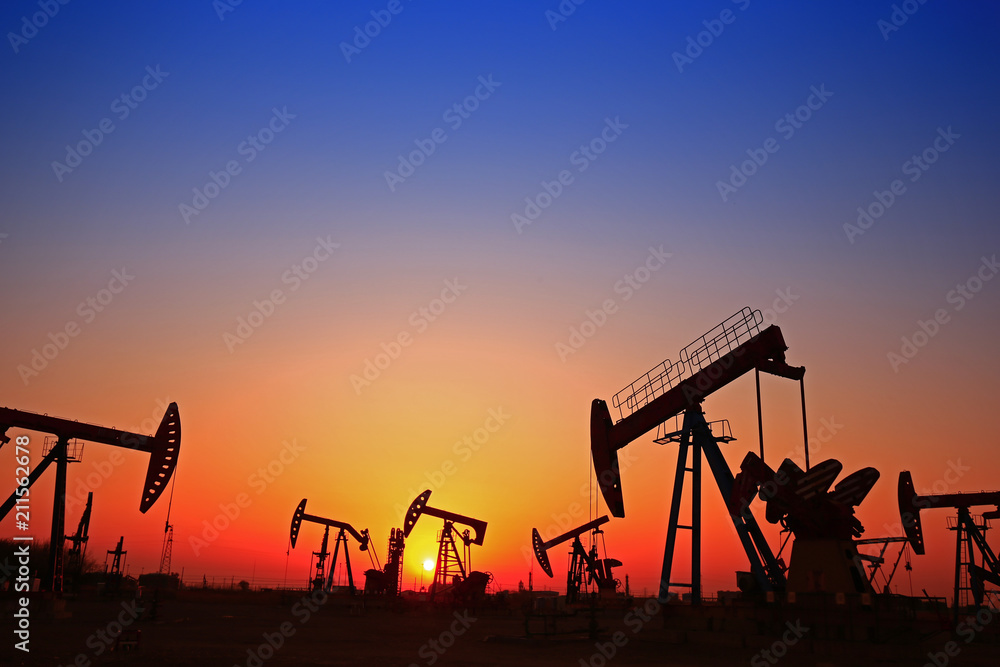 The oil pump, industrial equipment The oil pump, industrial equipment