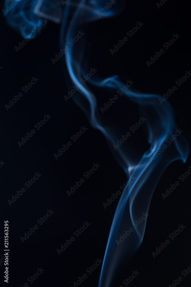 Movement of white smoke