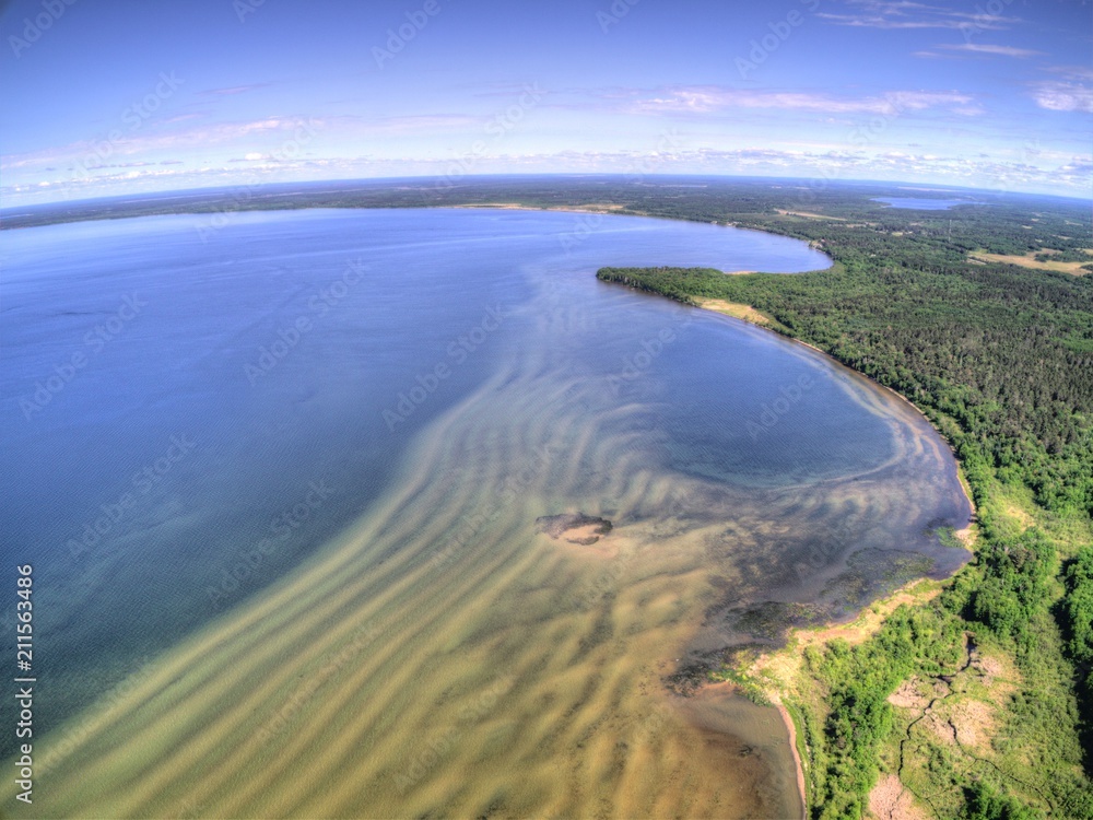 Lake Winnibigoshi is part of the Chippewa National Forest and Leech Lake Indian Reservation in Northern Minnesota