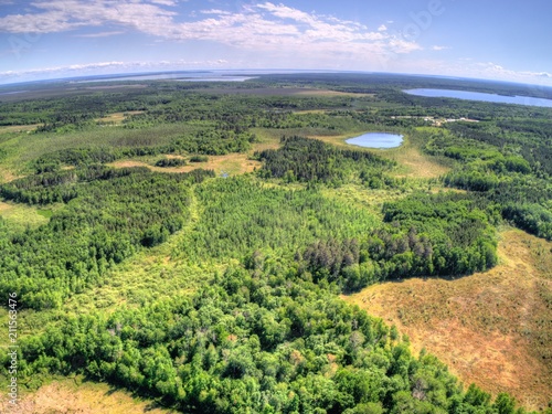 Lake Winnibigoshi is part of the Chippewa National Forest and Leech Lake Indian Reservation in Northern Minnesota photo