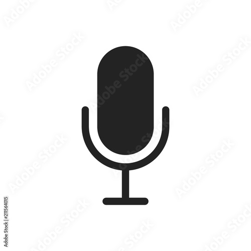Microphone icon. Vector.