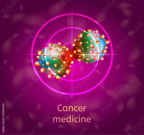Cancer Medicine Conceptual Vector Illustration