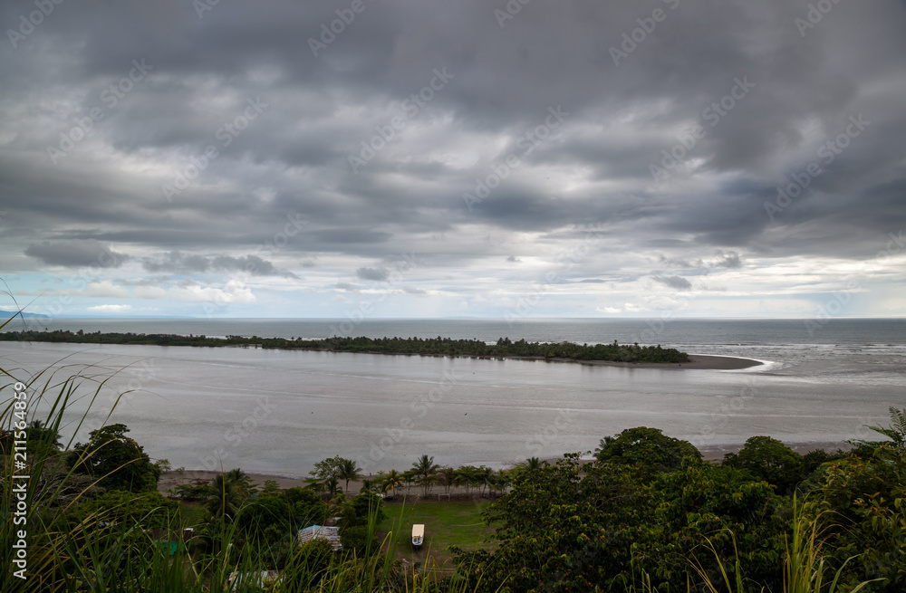 Pacific Shoreline in Costa Rica