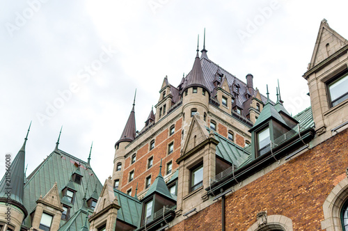 Frontenac castle in Quebec city, Canada