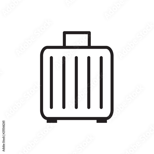  Luggage icon Vector illustration, EPS10.