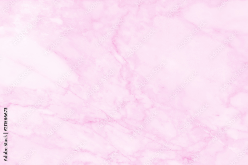 Fototapeta premium Pink marble texture background. surface blank for design