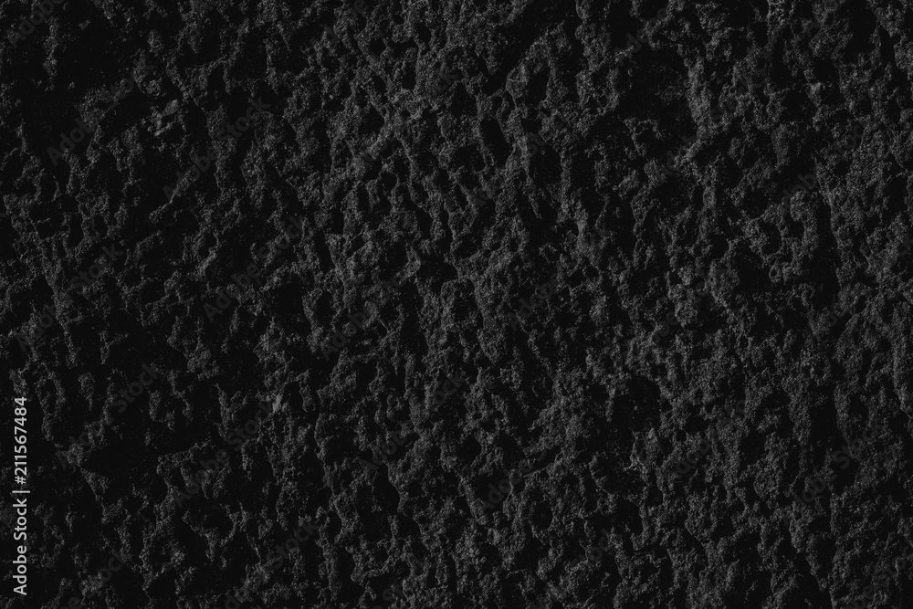 Fototapeta premium black background floor texture interior and exterior stone wall. Blank for design