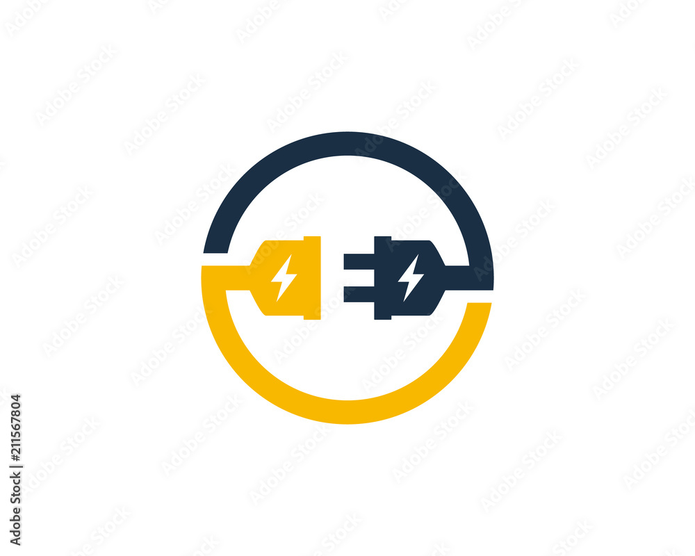 Electric Logo Icon Design Element Electric Logo Icon Design Element