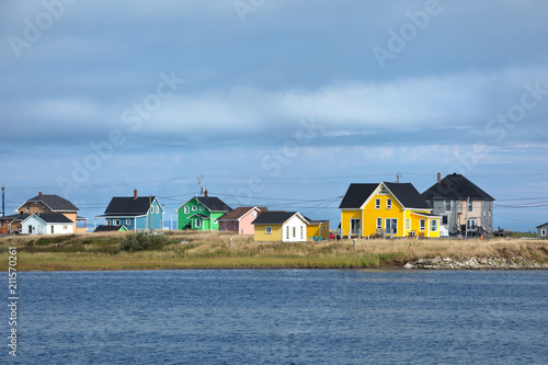 Yellow house in magdalen island