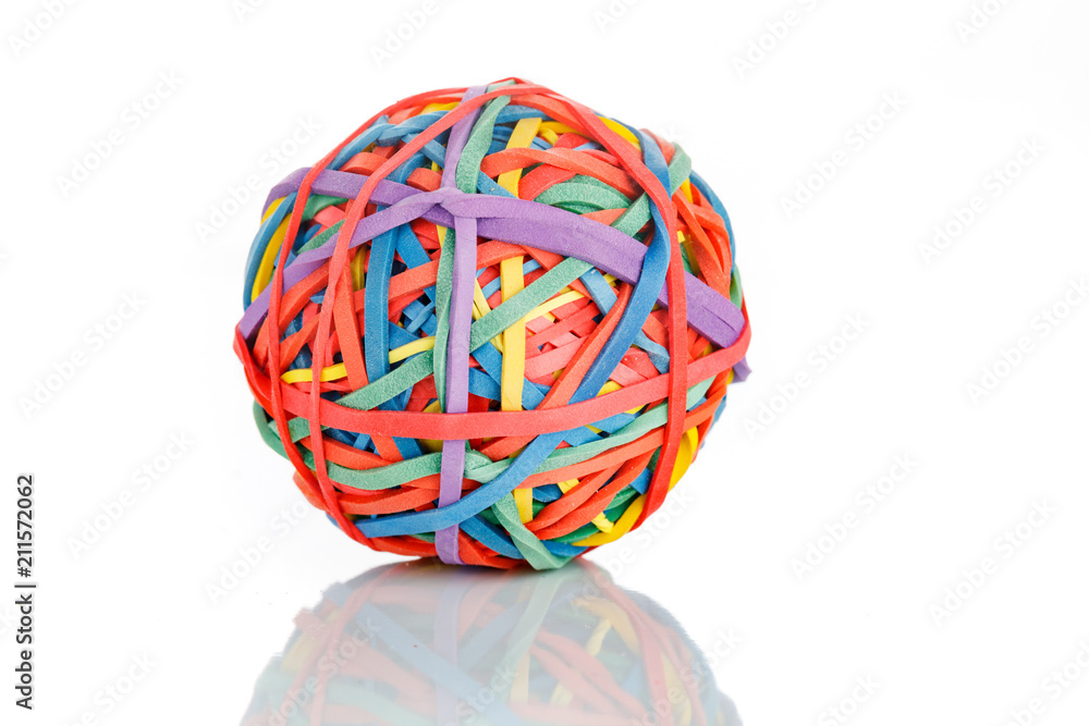 tangle colorful elastic rubber tangle colorful elastic rubber