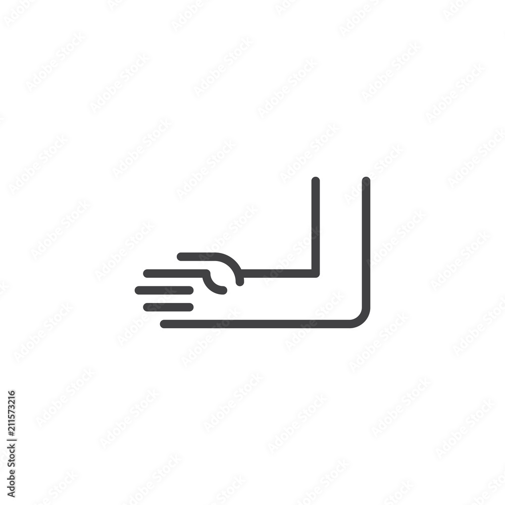 Egyptian Arm outline icon. linear style sign for mobile concept and web design. simple line vector icon. Symbol, logo illustration. Pixel perfect vector graphics Egyptian Arm outline icon. linear style sign for mobile concept and web design. simple line vector icon. Symbol, logo illustration. Pixel perfect vector graphics