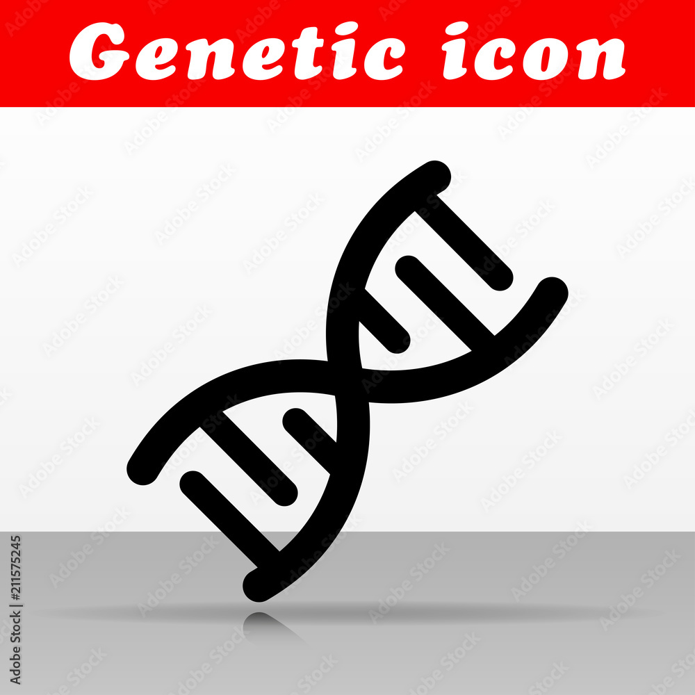 black genetic vector icon design black genetic vector icon design