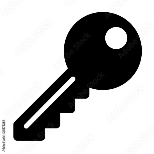 key icon on white background