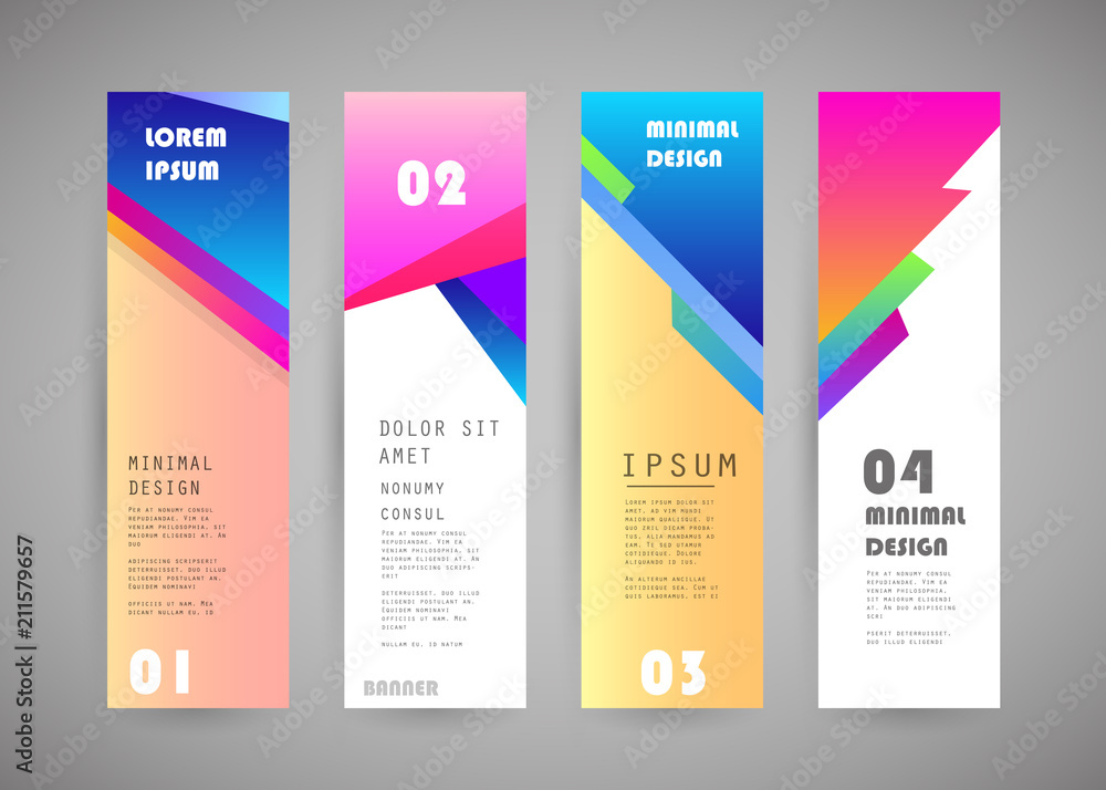custom made wallpaper toronto digitalVector vertical banner design