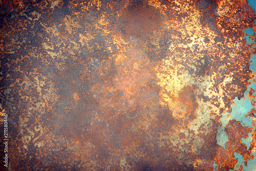 Abstract generated textured rust metal surface background