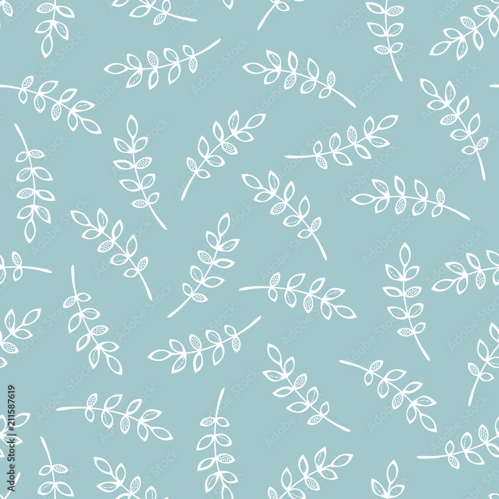 Vector seamless pattern of autumn leaves. Vector seamless pattern of autumn leaves.