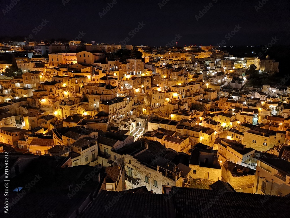 Φωτογραφία Matera, Panorama und Sehenswürdigkeiten der Felsenstadt / Höhlenstadt in Italien