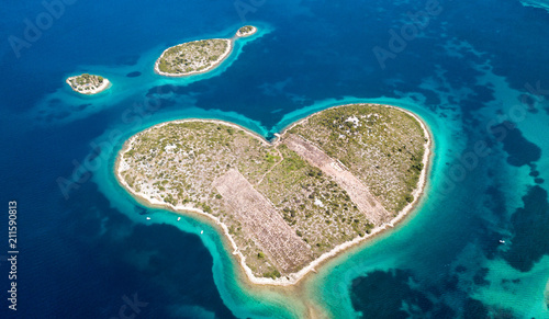 Hearth Island on Adriatic sea