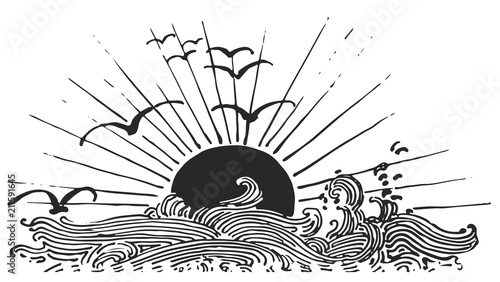 Sunlight Sunset Sunrise #vector #isolated - Sonnenuntergang Sonnenaufgang Sonne