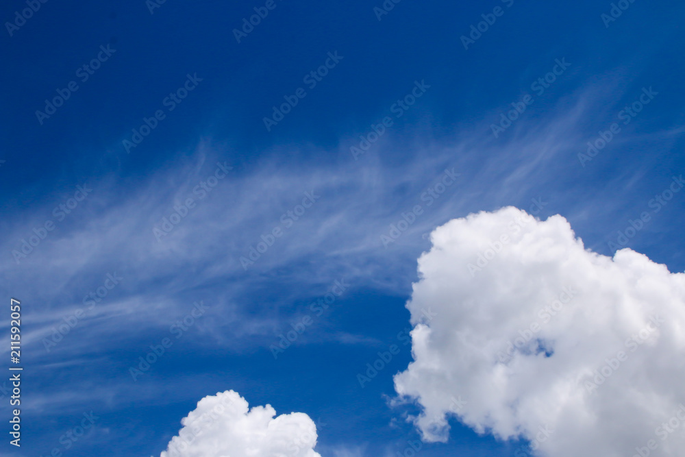 Obraz premium blue sky with cloud